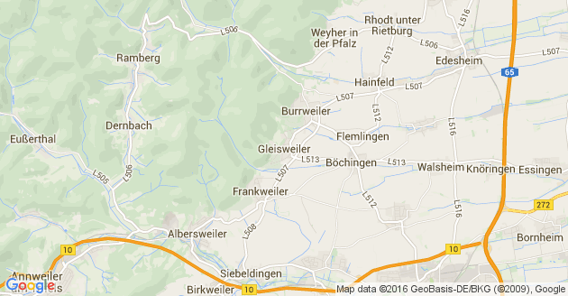 Karte Gleisweiler