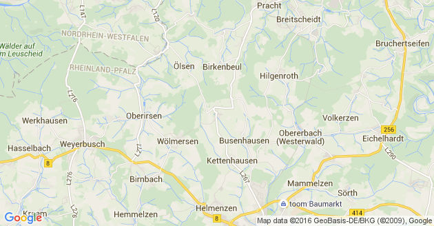 Karte Heupelzen              