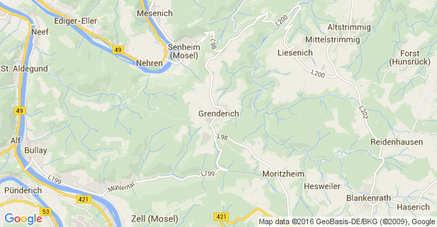 Karte Grenderich