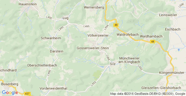 Karte Gossersweiler Stein
