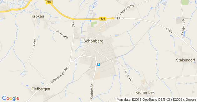 Karte Fahren in Holstein