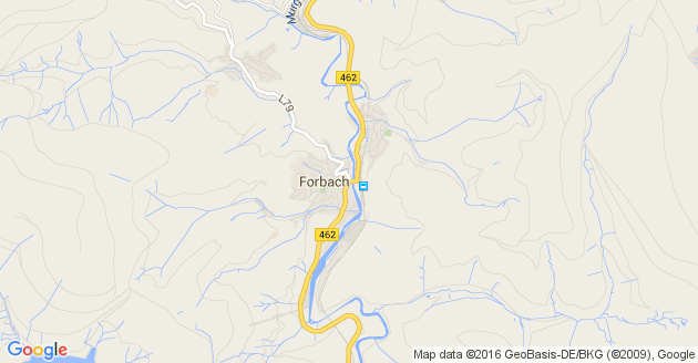 Karte Forbach