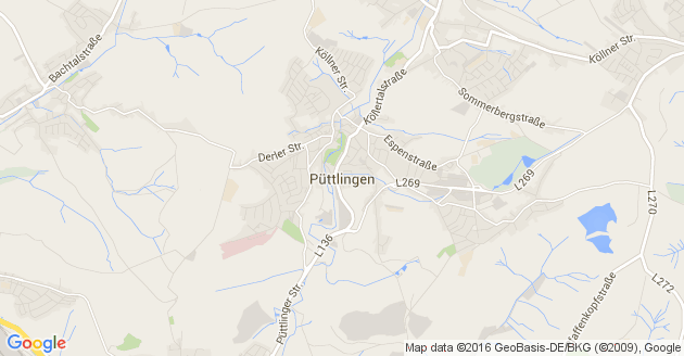 Karte Püttlingen