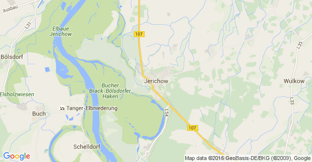 Karte Jerichow