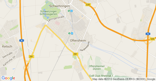 Karte Oftersheim