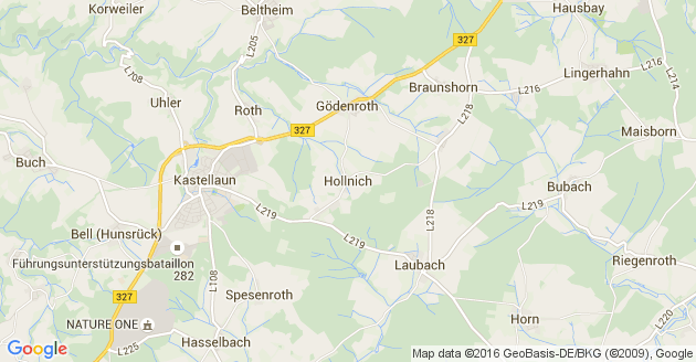 Karte Hollnich