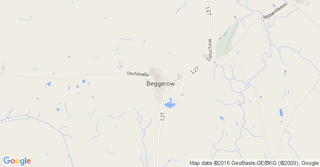 Karte Beggerow