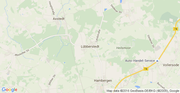 Karte Lübberstedt