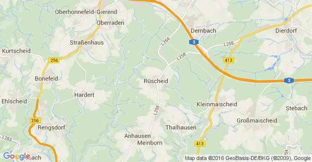 Karte Rüscheid               
