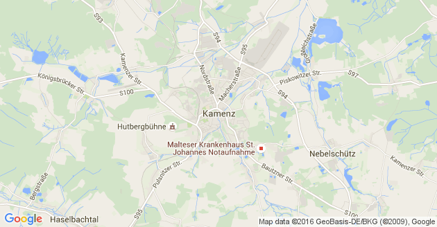 Karte Kamenz