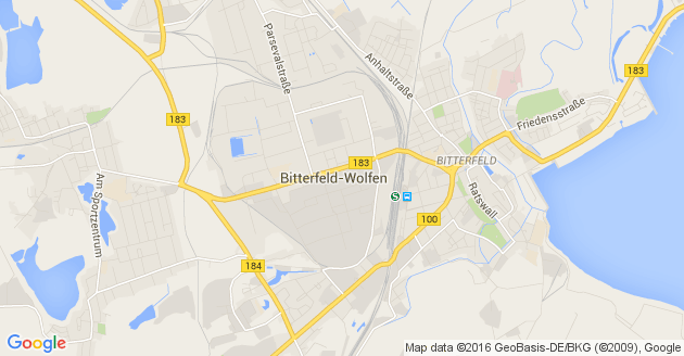 Karte Bitterfeld Wolfen
