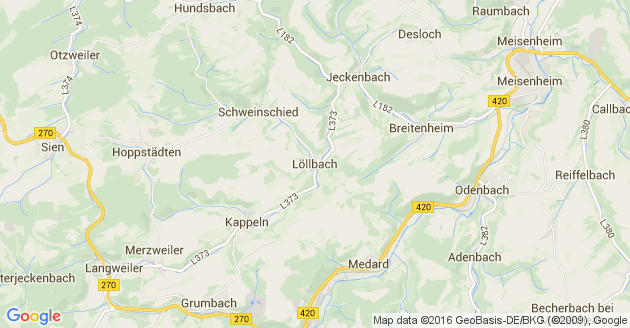Karte Löllbach