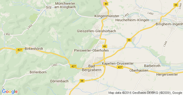 Karte Pleisweiler Oberhofen