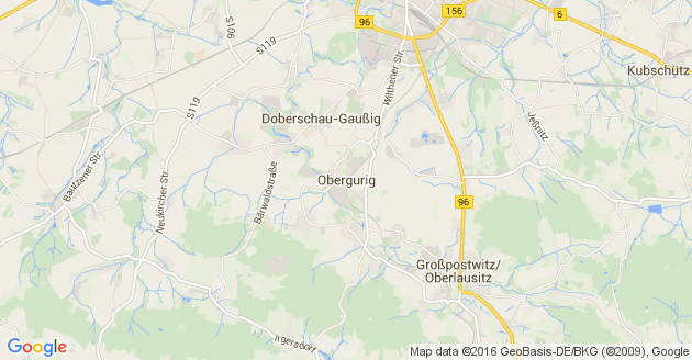 Karte Obergurig