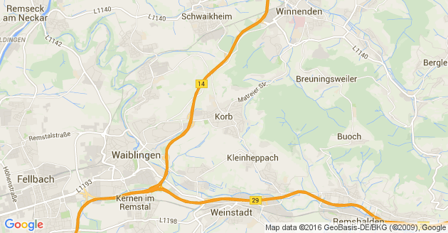 Karte Korb