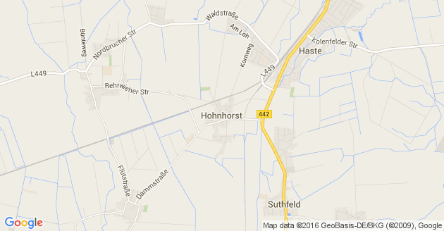 Karte Hohnhorst