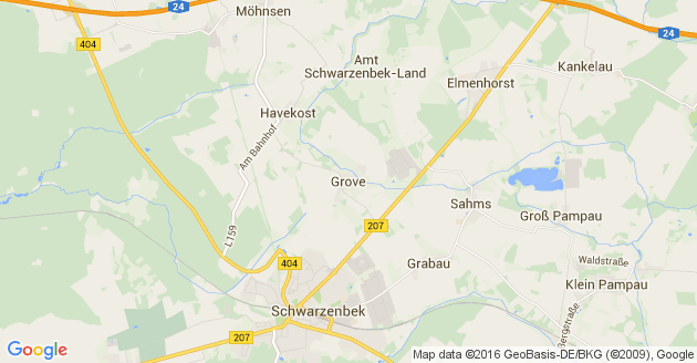 Karte Grove