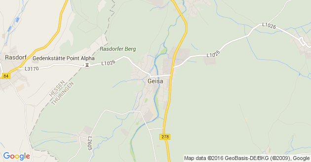Karte Geisa