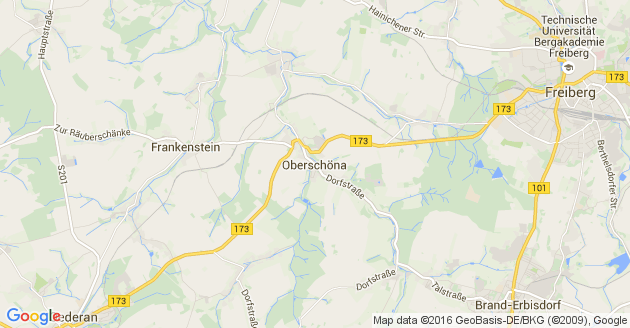 Karte Oberschöna