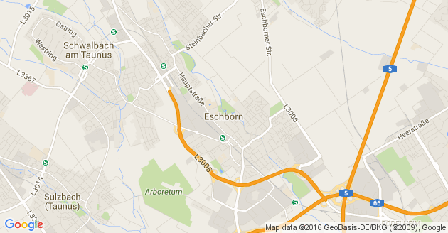 Karte Eschborn im Taunus