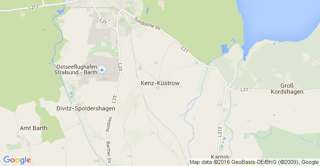 Karte Kenz Küstrow