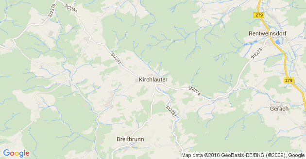 Karte Kirchlauter