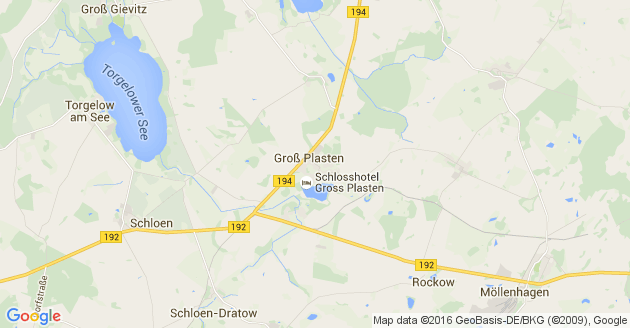 Karte Groß Plasten