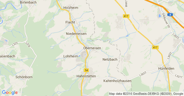 Karte Oberneisen