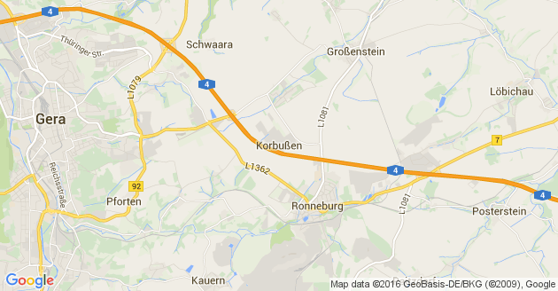 Karte Korbußen