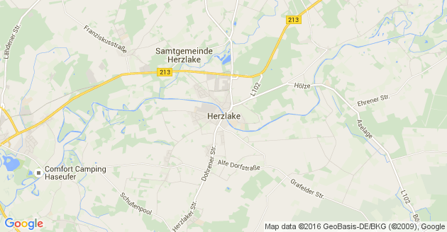 Karte Herzlake