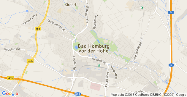 Karte Bad Homburg vor der Höhe