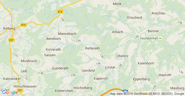 Karte Retterath