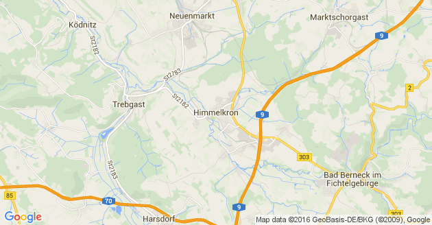 Karte Himmelkron