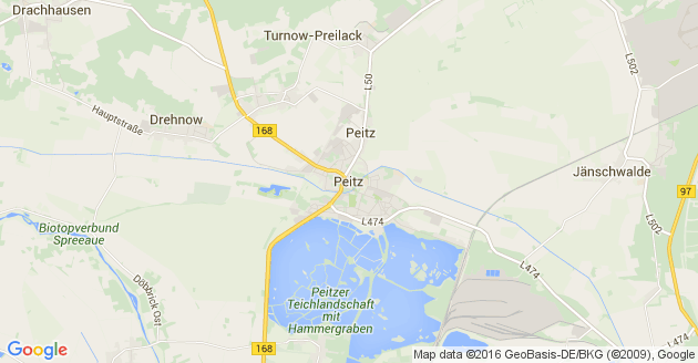 Karte Peitz