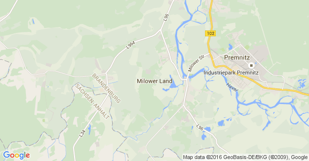 Karte Milower Land