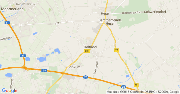 Karte Holtland