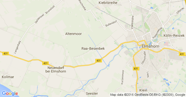 Karte Raa Besenbek