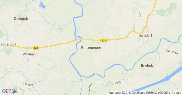 Karte Prinzenmoor