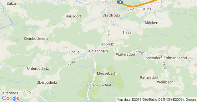 Karte Geisenhain