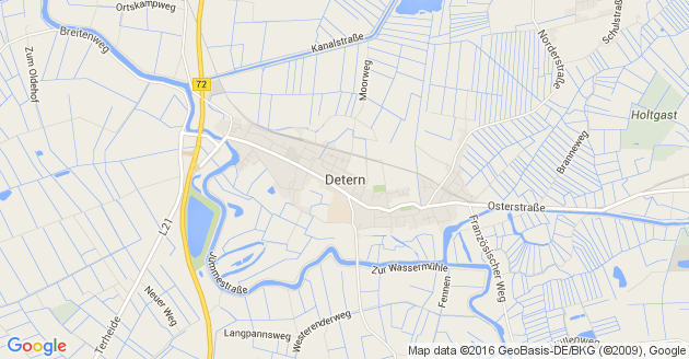 Karte Detern