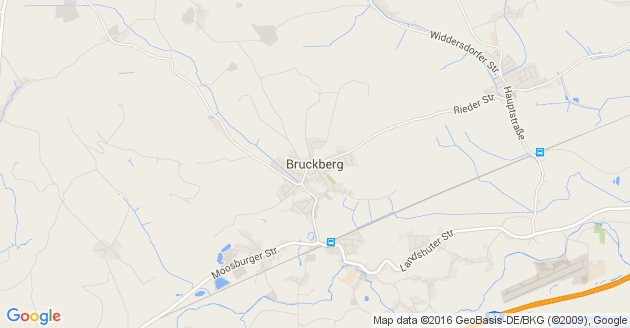 Karte Bruckberg in Niederbayern