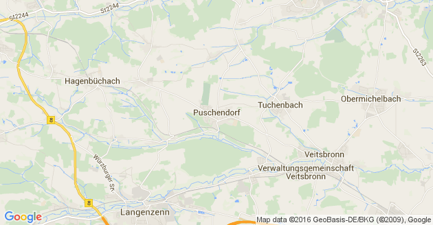 Karte Puschendorf