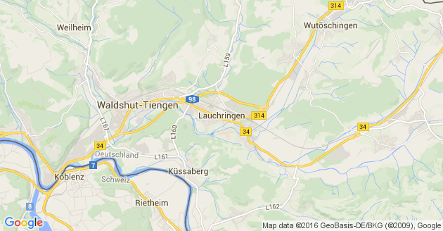 Karte Lauchringen