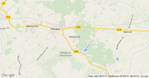 Karte Hemsloh