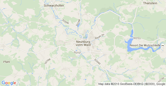 Karte Neunburg vorm Wald