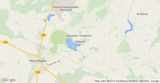 Karte Ivenack