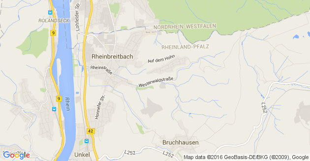 Karte Bruchhausen im Westerwald