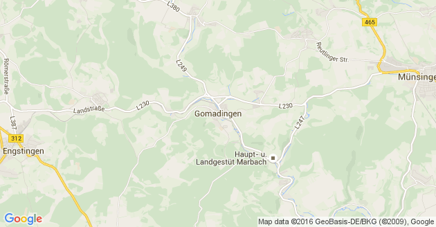 Karte Gomadingen