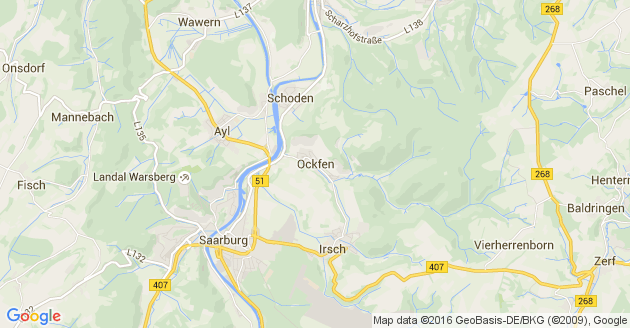 Karte Ockfen
