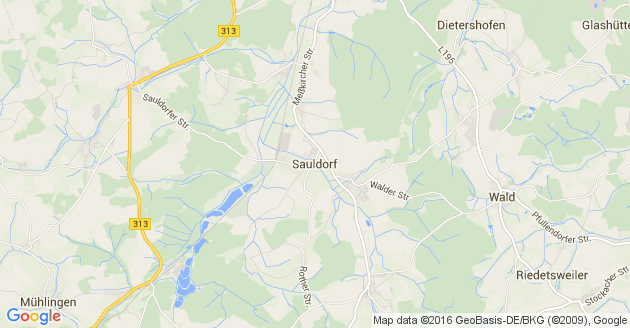 Karte Sauldorf